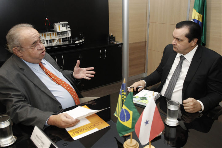 Deputado Heráclito Fortes e ministro Pádua Andrade.