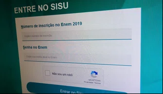 Inscrições para o Sistema de Seleção Unificada (Sisu) 2020.
