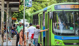 Circulação dos ônibus em Teresina