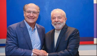 Lula e Alckmin.