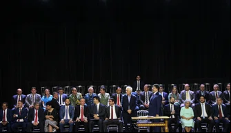 Posse de secretários do Governo Estadual.