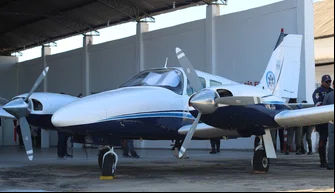 Aeronave utilizada pelo SAMU Aéreo