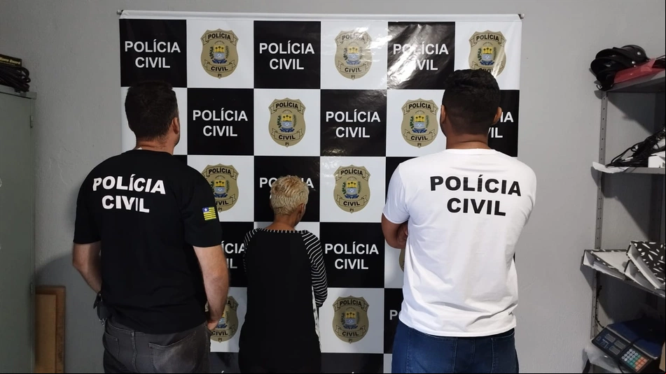 Suspeita de estelionato presa pela Polícia Civil
