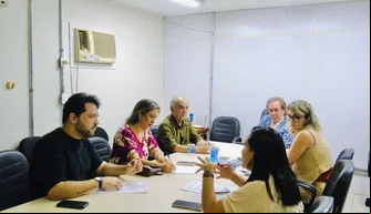 encontro da equipe da Semplan