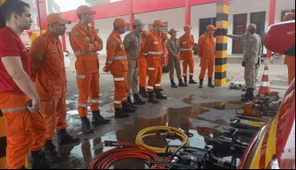 Treinamento do Corpo de Bombeiros do Piauí