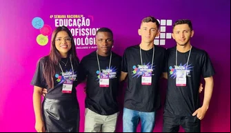 Estudantes da rede estadual na 4ª edição da Semana Nacional da Educação Profissional e Tecnológica