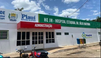 Hospital Estadual Dr. Júlio Hartman, em Esperantina.