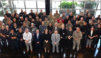 Encontro de forças de segurança em Brasília