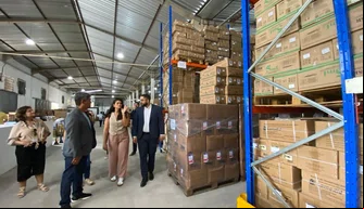 Visita técnica no Centro de Distribuição Única (CDU).