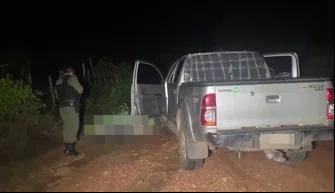 Corpo de homem é encontrado morto com marcas de tiros em Pedro II