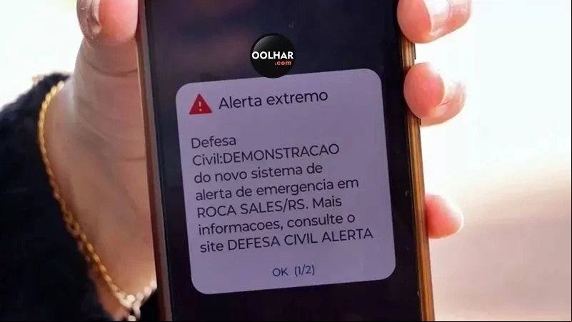 Novo sistema de alerta da Defesa Civil